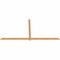 Ekena Millwork Eugene Smooth Timber Gable Bracket, Western Red Cedar, 108"W x 54"H x 1 1/2"D x 3 1/2"F, 12/12 Pitch GBW108X54X0204EUG00SWR - alternate 5